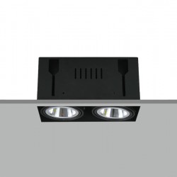 TE FH2108 2x10W Trim-less Square Recessed LED Downlight TE FH2108 2x10W Trim-less Square Recessed LED Downlight