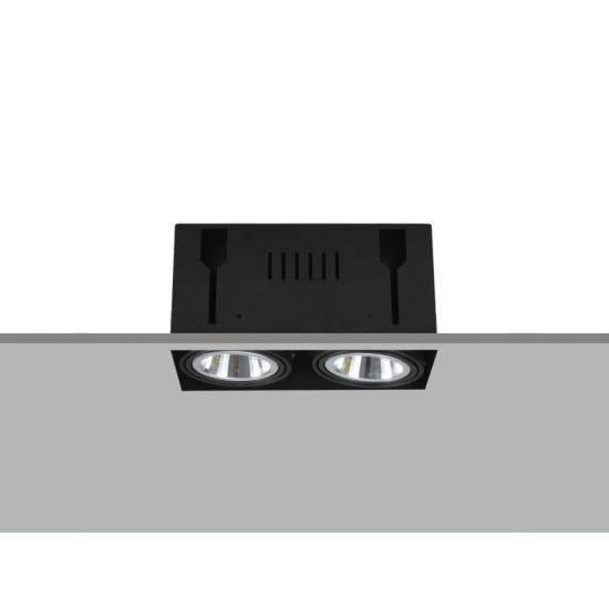 TE FH2108 2x10W Trim-less Square Recessed LED Downlight              
