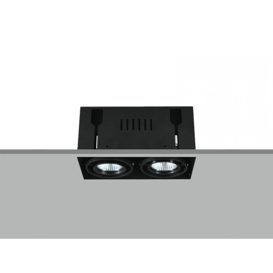 TE FH2788 2x7W Trim-less Square Recessed LED Downlight