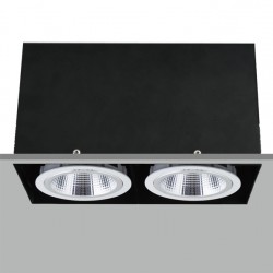 TE FH2830 2x20W Trim-less Square Recessed LED Downlight TE FH2830 2x20W Trim-less Square Recessed LED Downlight